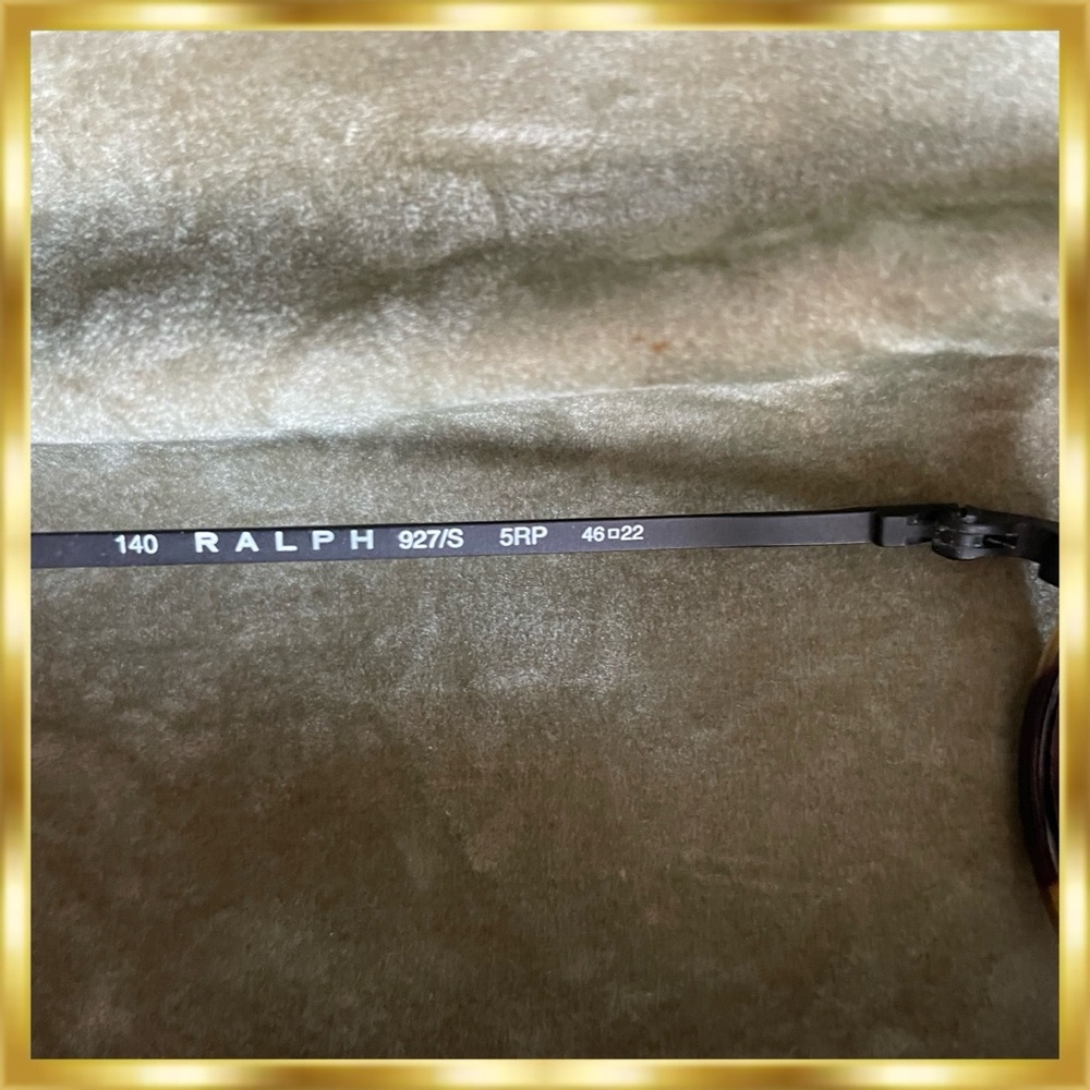 Ralph Lauren Tiny Oval Dark Tortoise Sunglasses - Picture 5 of 9